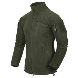 Helikon - Bunda Alpha Tactical Grid Fleece - olivově zelená - BL-ALT-FG-02