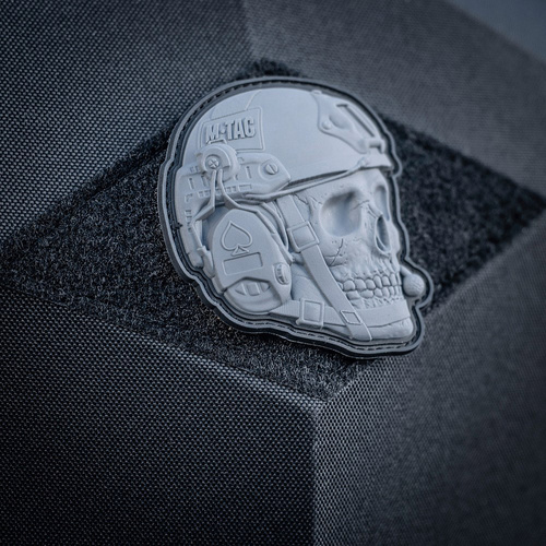 M-Tac - nášivka operátora - 3D PVC - šedá - 51338011