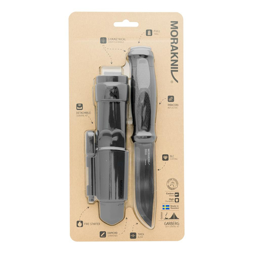 Morakniv - Garberg BlackBlade nůž pro přežití se sadou - Black - 13915