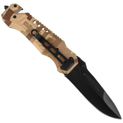 Puma - Nůž Solingen AISI 420 Camo 90 mm Rescue Folder - 306312