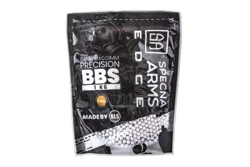 Specna Arms - EDGE ASG BBS - 0,30 g - 3300 nábojů - bílá - SPE-16-027213