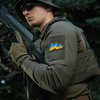 M-Tac - nášivka s vlajkou Ukrajiny - výšivka - Cordura 500D - pravá - zelená Ranger - 51298123