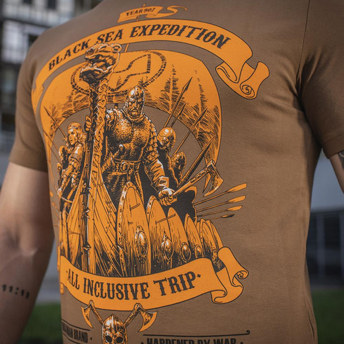 M-Tac - Pánské tričko Black Sea Expedition - Coyote Brown - 80025017