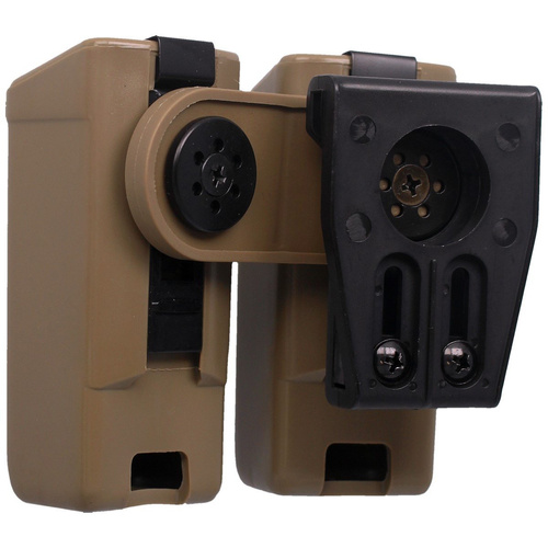 ESP - Dvojité pouzdro na zásobníky pro ráže 9 mm / .40 s upevněním na opasek UBC-03 - MH-MH-34 KH