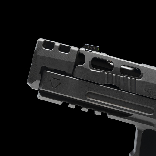 Strike Industries - Kompenzátor pro SMC Alpha MKII 3,9" velikost S - černý - SI-SMC-COMP-S