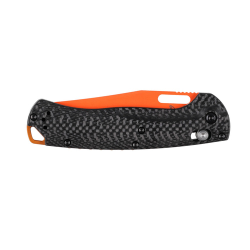 Benchmade - Lovecký nůž Taggedout - CPM MagnaCut - Black / Orange - 15535OR-01