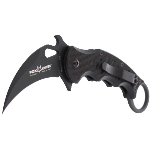 FOX - Zavírací nůž Karambit - Hawkbill - Černý - 479