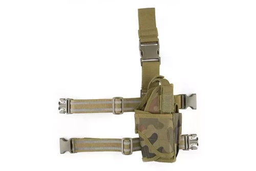 GFC Tactical - Stehenní pouzdro se zásobníkem - nylon - vzor 93 Forest Panther - GFT-29-011418 