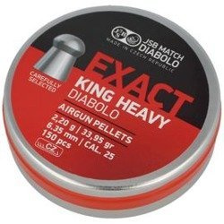 JSB - Diabolo Exact King Heavy - .25 (6.35mm) - 150 ks - 546398-150