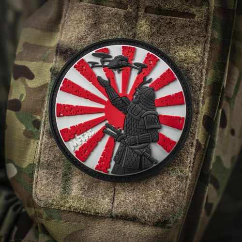 M-Tac - Nášivka Way of the Samurai - 3D PVC - bílá/červená - 51338302