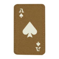 M-Tac - Nášivka Ace of Spades - Cordura 500D - Coyote / Fluorescent - 51109599