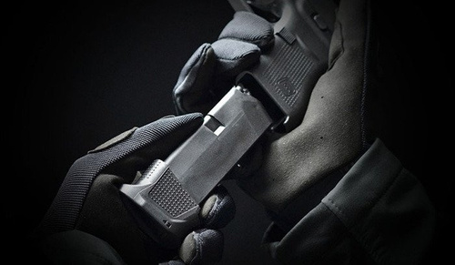 Strike Industries - Vylepšená deska zásobníku pro Glock 43 - SI-EMP-G43-BK
