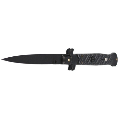 Frank Beltrame - Pružinový nůž Stiletto Kevlar 23 cm - FB 23/KEV BLK