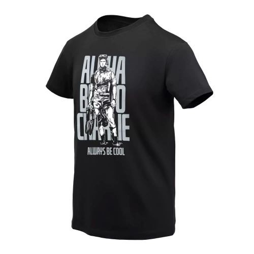 Helikon - Tričko Alpha Bravo Charlie - Bavlna - Černá - TS-ABH-CO-01