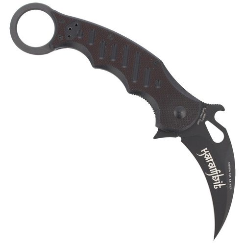 FOX - Zavírací nůž Karambit - Hawkbill - Černý - 479