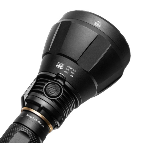Mactronic - Ruční hledací blesk LR11 - 1100 lm - černý - THS0031