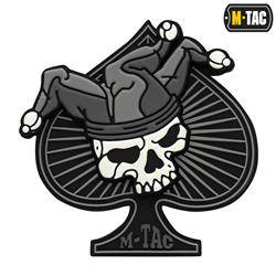 M-Tac - Záplata s pikovým esem - 3D PVC - černá/bílá - 51108236