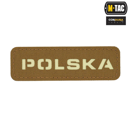 M-Tac - Nášivka Polsko 25х80 - laserem řezaná fluorescenční - Coyote / Fluo - 51004205