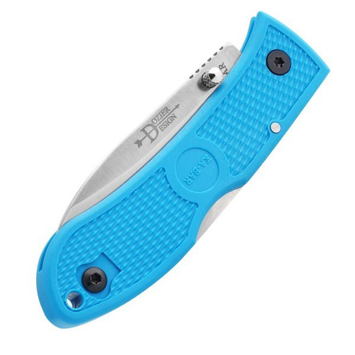 Ka-Bar 4062BL - Zavírací lovecký nůž Dozier - modrý