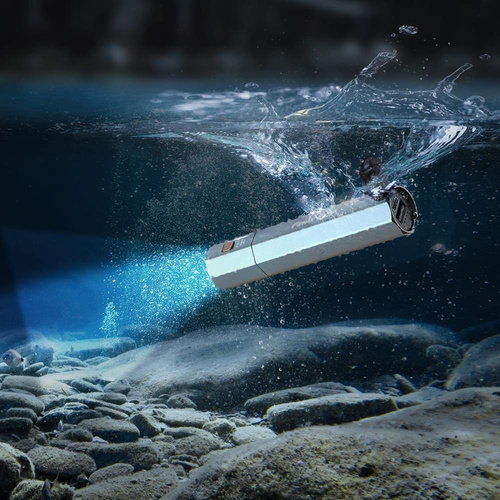 Fenix - LED svítilna E-CP s baterií 5000 mAh - 1600 lm - modrá - E-CP Blue