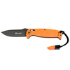 Ganzo - Zavírací nůž G7413P-OR-WS s píšťalkou - 440C - oranžový - G7413P-OR-WS