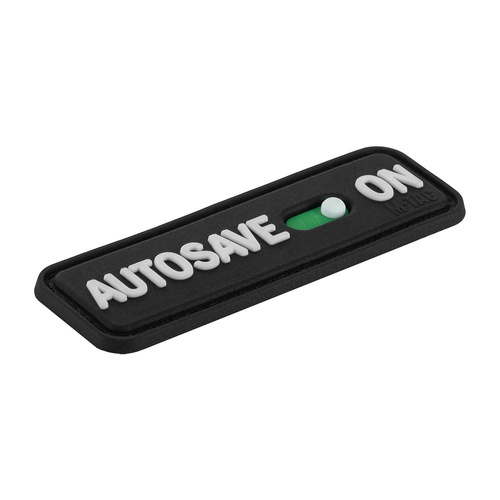 M-Tac - Morale Patch Autosave PVC - 3D - Černá - 51116702