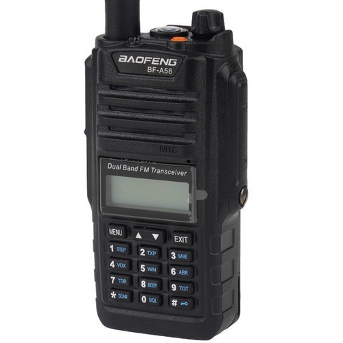 BaoFeng - VHF/UHF BF-A58 Duobander PTT Radio - 5W - Vodotěsné - 1800 mAh