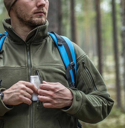 Helikon - Mikina Fleece Classic Army - Shadow Grey - BL-CAF-FL-35