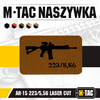 M-Tac - Laserem vyřezávaná nášivka AR-15 223/5.56 - Coyote/Black - 51111502