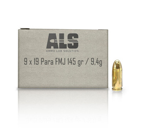 ALS - Reelaborated Sport Ammunition 9 x 19 Para FMJ 145 gr - 250 nábojů