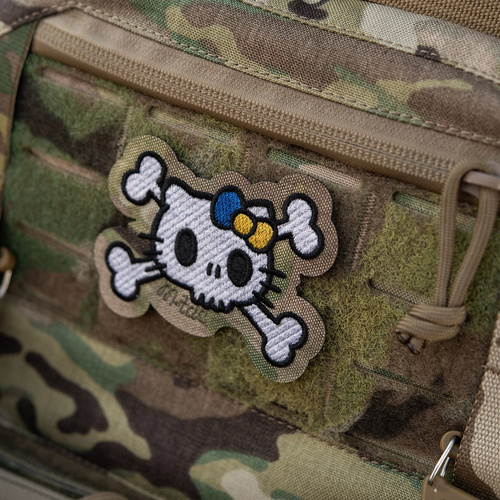 M-Tac - Kitty Patch - výšivka - žlutá a modrá mašle - MultiCam - 51387008