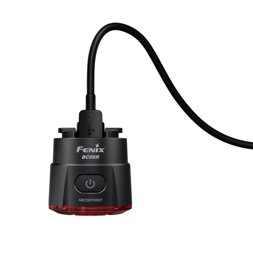 Fenix - Zadní LED světlo na kolo BC06R - 90 lm - Černá - BC06R.11111