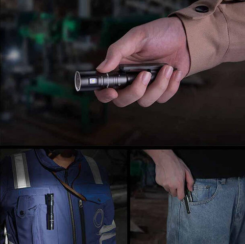 Fenix - LED svítilna LD12R s dobíjecí baterií - 600 lm - černá - LD12R