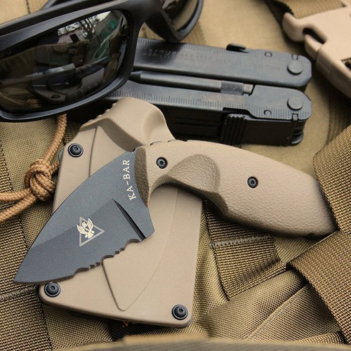 Ka-Bar 1477CB - Nůž TDI Law Enforcement - Coyote Brown