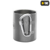 M-Tac - termohrnek s karabinou - 280 ml - nerezová ocel - chrom - 60008012