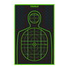TruGlo - Samolepicí terč TruSee Handgun Target - 305 x 495 mm - Fluorescenční zelená - 6 kusů - TG-TG13A6