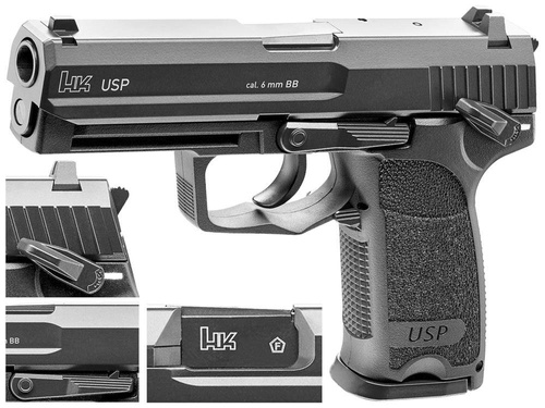 Umarex - Replika pistole Heckler&amp;Koch USP Blowback - Kovový závěr - CO2 - 2.6356