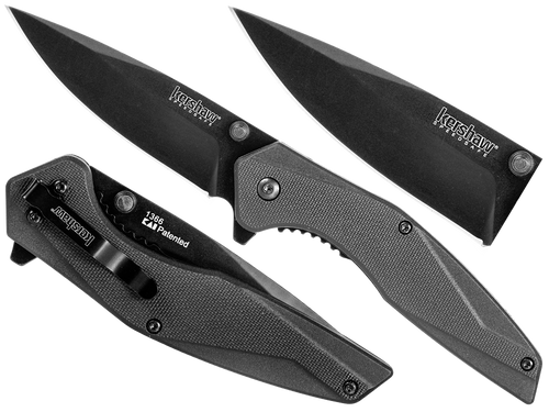 Kershaw - Zavírací nůž EDC - 8Cr13MoV - šedý / černý - 1366
