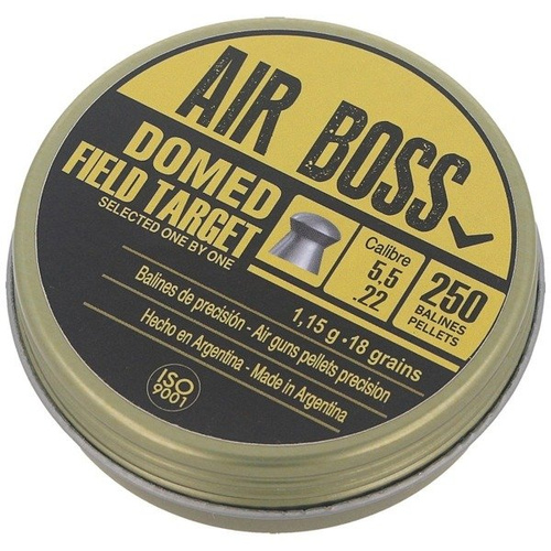 Apolo - Air Boss klenuté terčové kuličky - .22 / 5,5 mm - 250 ks (E 30203)