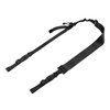 Cetacea Tactical - Rychle nastavitelný polstrovaný dvoubodový závěs - černý - TA-20C2PS-BLK