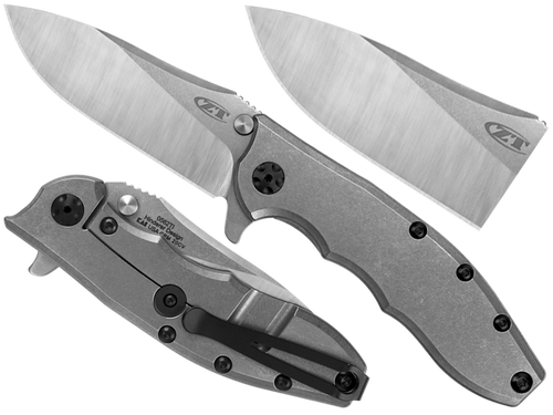 Zero Tolerance - Zavírací nůž ZT Hinderer 0562TI - CPM 20CV - šedý - 0562TI