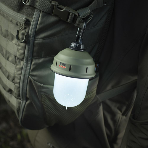 M-Tac - Nabíjecí cestovní světlo LED - olivové - MTC-KS078