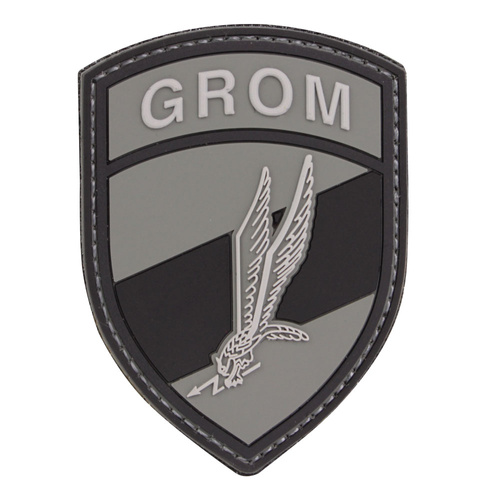 101 Inc. - 3D nášivka - GROM - šedá - 444130-7072