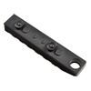 Strike Industries - LINK KeyMod / M-LOK Rail - 7 slotů + QD - černá - LINK-RS-7-QD