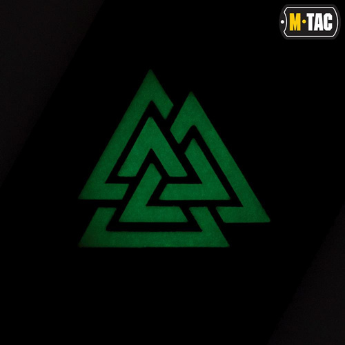 M-Tac - Laserem řezaná vodorovná záplata Valknut - černá - 51164299