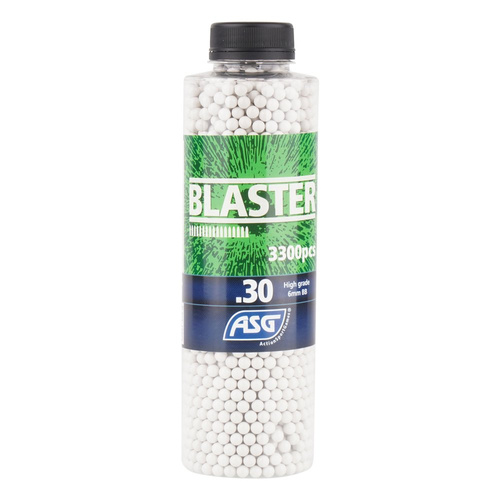 Blaster - Airsoftové kuličky - 0,30 g - 3300 ks - bílé - 19405
