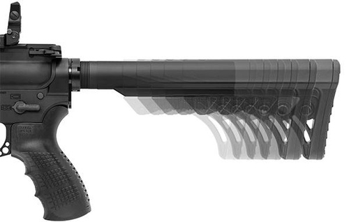 UTG - AR15 6-polohová sada pro prodloužení trubky přijímače - černá - Mil-Spec - TLU001-KIT
