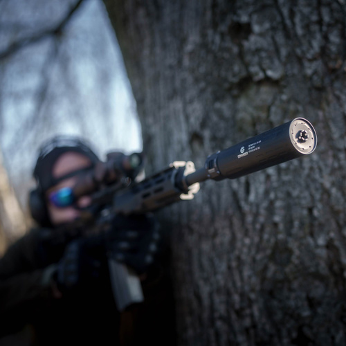 Gomander - Tlumič hluku zbraně Tactinox QD L - 5,56 mm - M26x1,5 - černý - TB0.9650