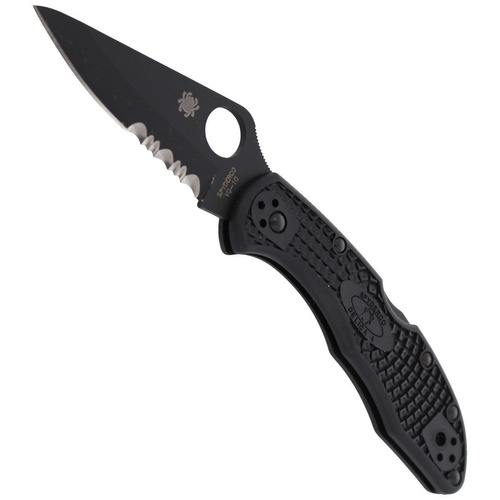 Spyderco - Nůž Delica® 4 FRN Black / Black Blade - C11PSBBK