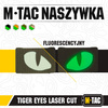 M-Tac - Laserem řezané nášivky Tygří oči - pár - zelená Ranger - 51140023